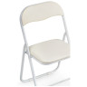 Стулья на металлокаркасе Fold 1 складной beige / white