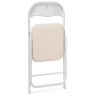 Стулья на металлокаркасе Fold 1 складной beige / white
