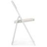 Стулья на металлокаркасе Fold 1 складной beige / white