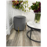 Пуфы Пуф для гостиной RICE BLUVEL-14 GREY / GOLD М-City