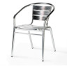Стул алюминевый LFT-3059 Silver metallic 
