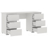 Письменный стол ЭЛЛА ПС 02 белый / белый