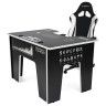 Игровые столы GENERIC COMFORT OFFICE BOSS черный / белый Игровой компьютерный стол GENERIC COMFORT OFFICE BOSS черный / белый