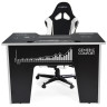 Игровые столы GENERIC COMFORT OFFICE BOSS черный / белый Игровой компьютерный стол GENERIC COMFORT OFFICE BOSS черный / белый