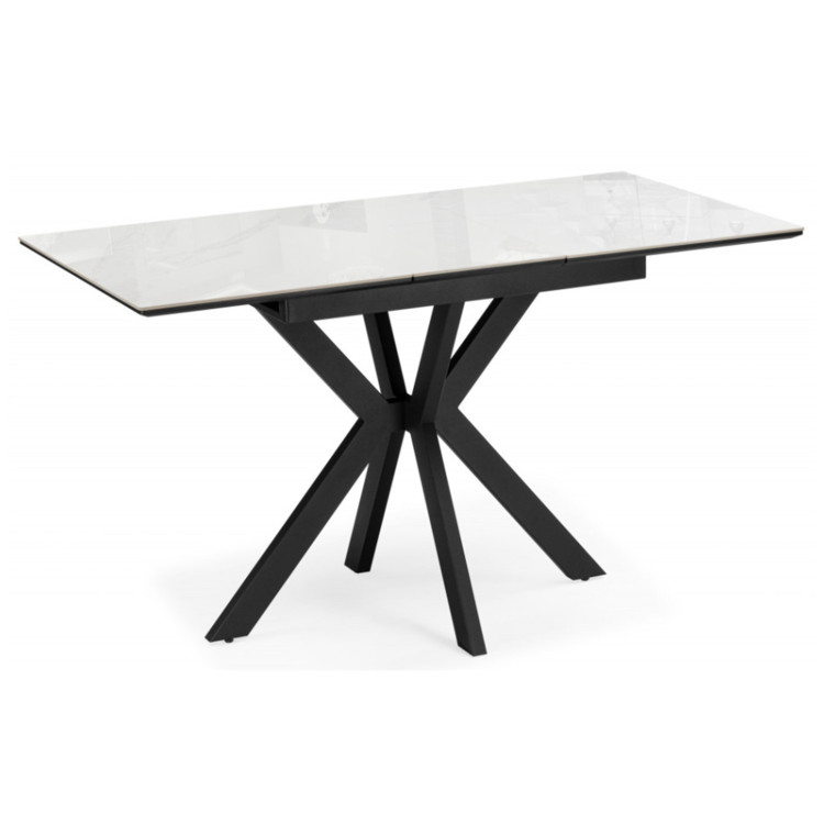 ГАРДИНГ 100 стол с керамической столешницей, цвет серый (yb9020022bg) / черный каркас