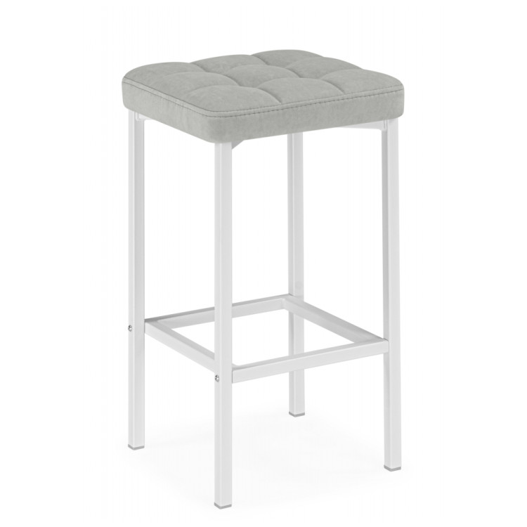 Барные стулья Лофт мадера 20 / белый матовый