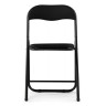 Стулья на металлокаркасе Fold 1 складной black / black
