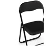 Стулья на металлокаркасе Fold 1 складной black / black