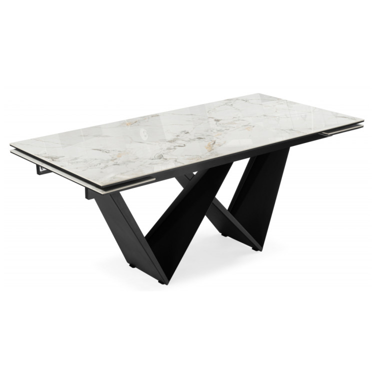 Керамические столы Бор 180(240)x90 cold jade / черный