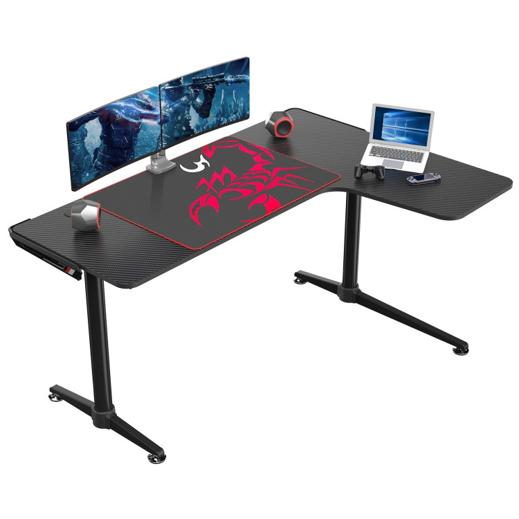 Игровые столы Стол для компьютера (для геймеров) Eureka L60R