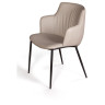 SOFIA стул с подлокотниками на металлическом основании