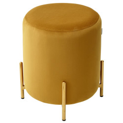 Пуф для гостиной RICE BLUVEL-68 YELLOW / GOLD М-City