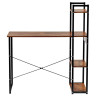 Компьютерные столы Стол письменный с полками Frame 100x45x110см лофт, чёрный