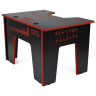 Игровой компьютерный стол GENERIC COMFORT OFFICE BOSS черный / красный