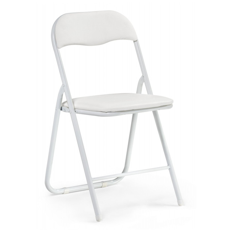Стулья на металлокаркасе Fold 1 складной white / white