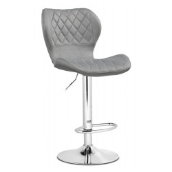 Полубарный стул Porch chrome / gray