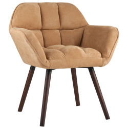 Брайан мягкое бежевое обивка из замши