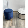 Пуфы Пуф для гостиной RICE BLUVEL-86 NAVY BLUE / GOLD М-City