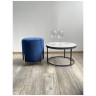 Пуфы Пуф для гостиной RICE BLUVEL-86 NAVY BLUE / GOLD М-City