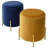 Пуфы Пуф для гостиной RICE BLUVEL-86 NAVY BLUE / GOLD М-City