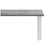 Деревянные столы Лиман 120 x 80 бетон светлый / белый матовый