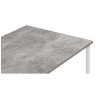 Деревянные столы Лиман 120 x 80 бетон светлый / белый матовый