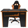 Игровой компьютерный стол GENERIC COMFORT OFFICE BOSS черный / оранжевый