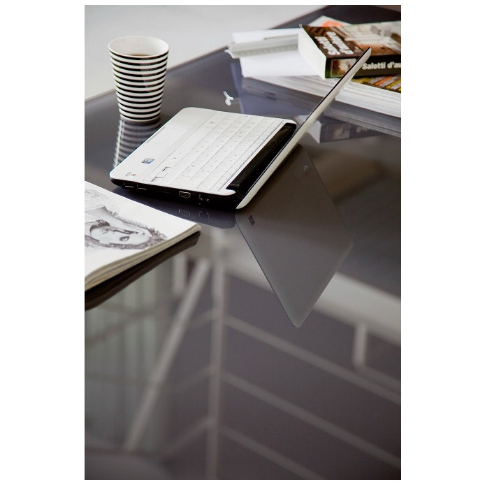 Столы BONTEMPI Стол LEO (42.55)120/170*80*Н75 см (М310/M310/ С196антр, гл.стекло,вст045 антр.)