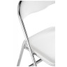 Стулья на металлокаркасе Fold 1 складной white / chrome
