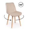 Деревянные стулья Седа 360 бежевый (zd 210) / светлое дерево np