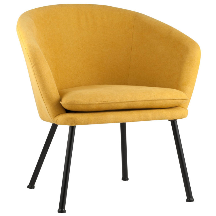 Мягкие кресла Декстер мягкое оранжевое тканевое