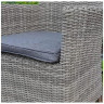 Обеденные комплекты для кафе Комплект плетеной мебели AM-395C/T395 Grey 4Pcs (4+1)