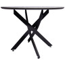 ОЛАВ-100 круглый стол со столешницей из керамогранита на металлокаркасе