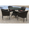 Комплект плетеной мебели T190A/Y350A-W85-D96 Latte 4Pcs