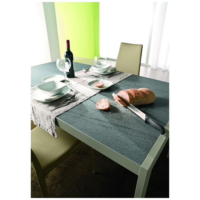 Столы BONTEMPI Стол LEO (42.55)120/170*80*Н75 см (М312/M312/ D006/D006 цвета лавовый камень)