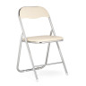 Стулья на металлокаркасе Fold 1 складной beige / chrome
