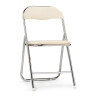 Стулья на металлокаркасе Fold 1 складной beige / chrome