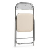 Стулья на металлокаркасе Fold 1 складной beige / chrome