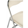 Стулья на металлокаркасе Fold 1 складной beige / chrome