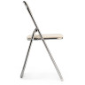 Стулья на металлокаркасе Fold 1 складной beige / chrome