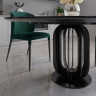 ROTOR 160 круглый стол со столешницей из керамики