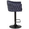 Полубарные стулья Стул барный DOBRIN LEON, синяя ткань (LAR-275-29)