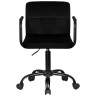Офисные кресла Офисное кресло для персонала DOBRIN TERRY BLACK, черный велюр (MJ9-101)