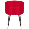 Стул обеденный с подлокотниками DOBRIN MARY, малиновый велюр (1922-14)