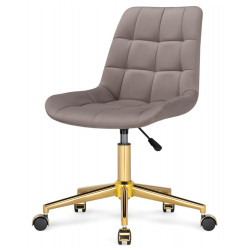 Недорогие гостиные кресла. ЧЕСТЕР латте (velutto 08) / золото Гостиное кресло