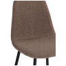 Стулья на металлокаркасе Lilu dark brown / black
