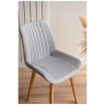 Деревянные стулья Седа 360 светло-серый (zd 960) / светлое дерево np