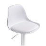 Полубарный стул Soft white / chrome