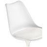 Стулья на металлокаркасе Tulip white