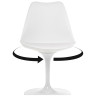 Стулья на металлокаркасе Tulip white